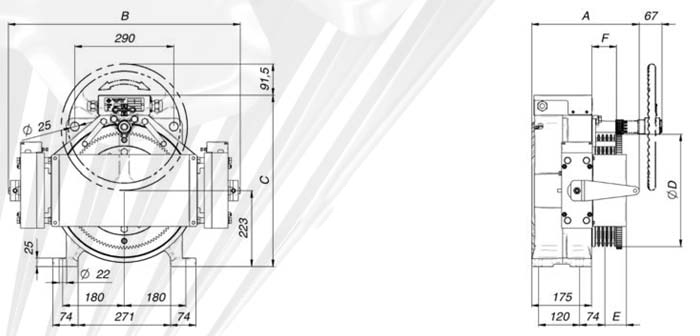 Banr vẽ thiết kế động cơ Montanari MGX75